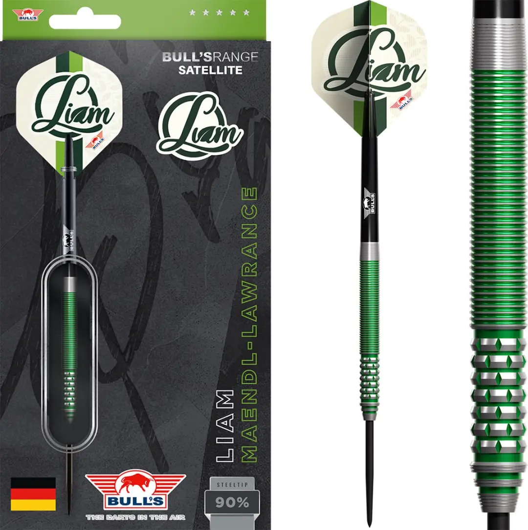 Bull's Liam Maendl Lawrance 90% Dartpijlen 23g - 3 Stuks