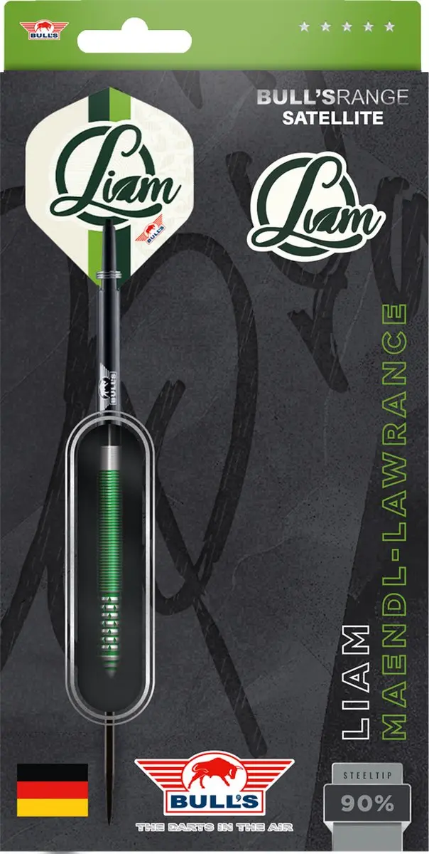 Bull's Liam Maendl Lawrance 90% Dartpijlen 23g - 3 Stuks