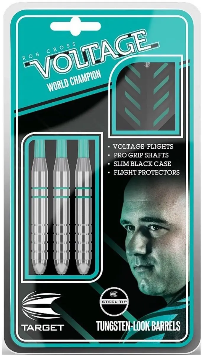 Target Rob Cross Silver Voltage Dartpijlen 24g - 3 Stuks