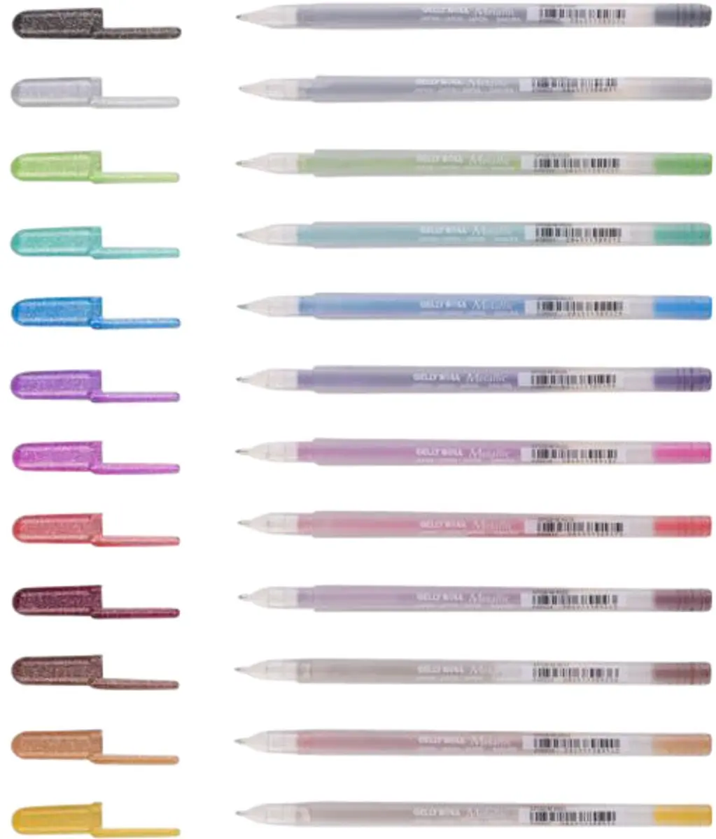 Sakura Gelly Rolls Metallic - 12 Stuks