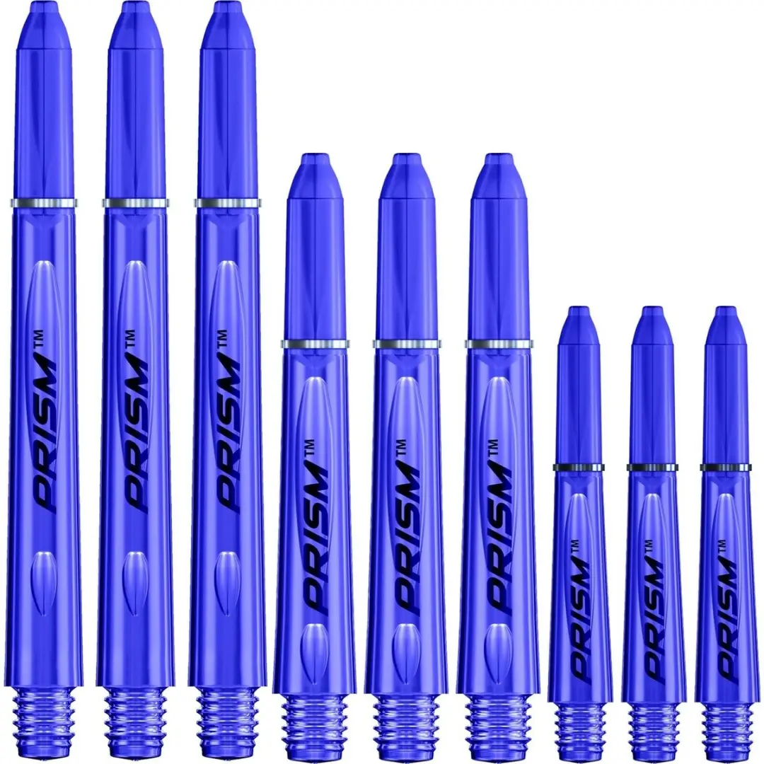 Winmau Prism Shaft Blauw - 3 Stuks