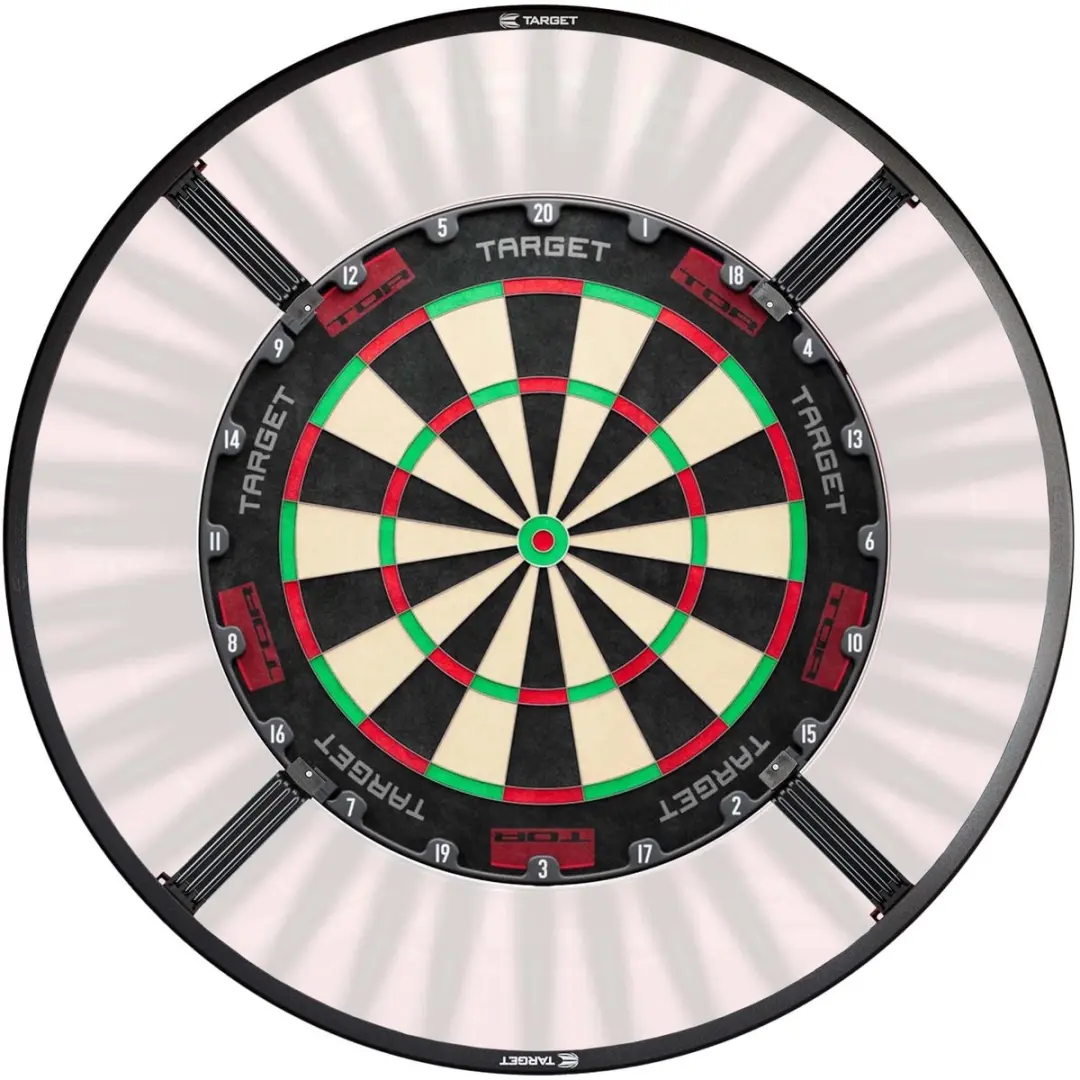 Target TOR Dartbord + Corona Verlichting