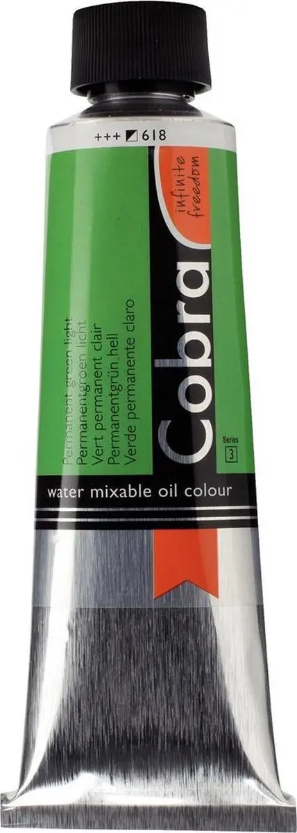 Cobra Artist Waterverf Olieverf Permanentgroen licht 150ml