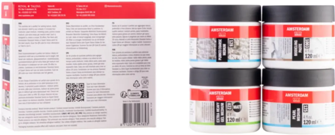 Amsterdam Medium Sculpt & Shape Set - 4x120ml - Assorti