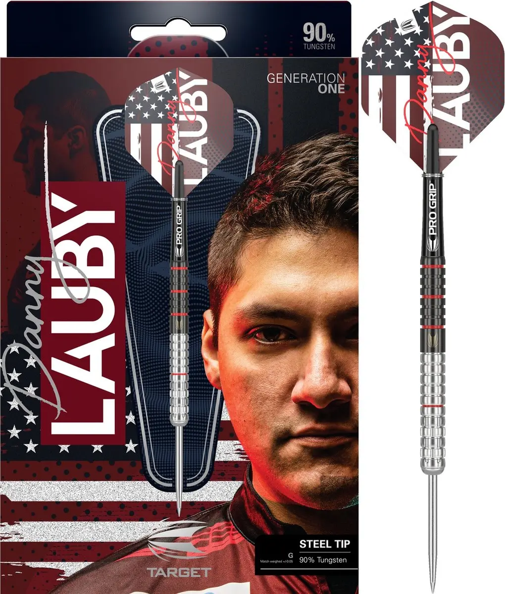 Target Danny Lauby G1 Dartpijlen 3 Stuks - Zilver