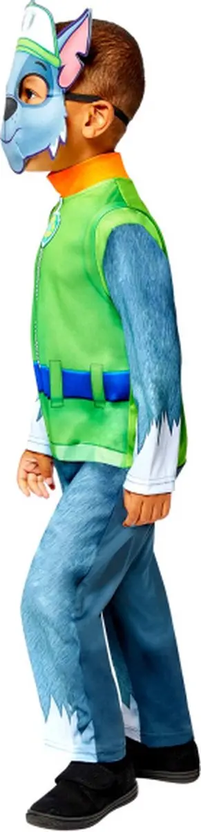 PAW Patrol Rocky Verkleedpak - 4-6 jaar - Groen/Blauw - afbeelding 6 van 6