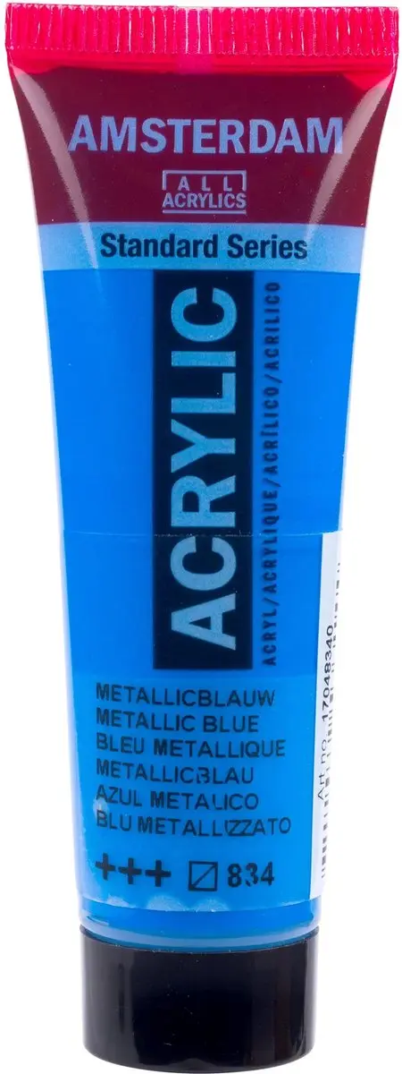 Amsterdam Metallic Blauw Acrylverf 20ml