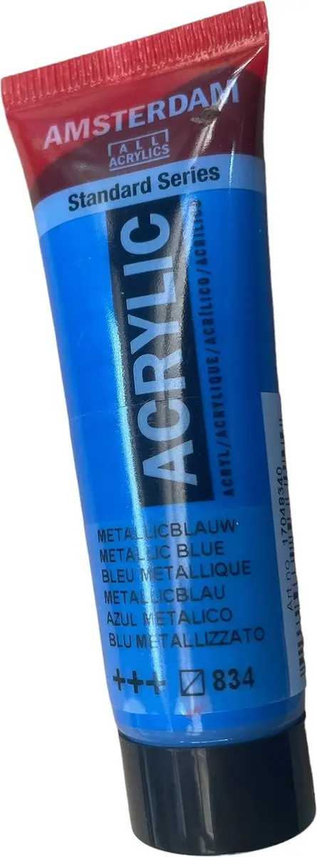 Amsterdam Metallic Blauw Acrylverf 20ml