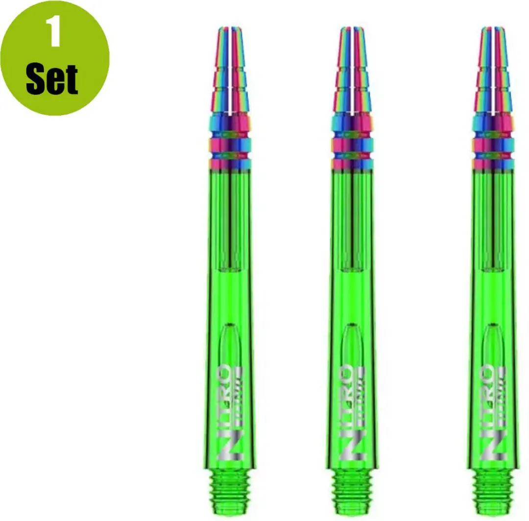 Red Dragon Nitrotech Ionic Green Dart Shafts TC604 - 3 Stuks