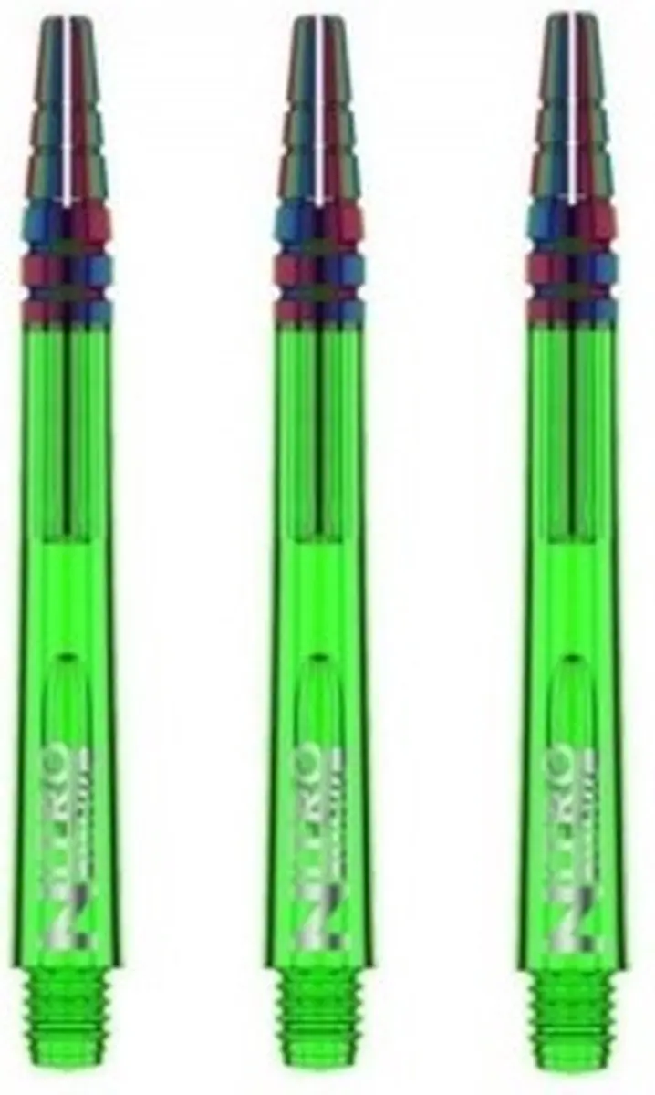 Red Dragon Nitrotech Ionic Green Dart Shafts TC604 - 3 Stuks