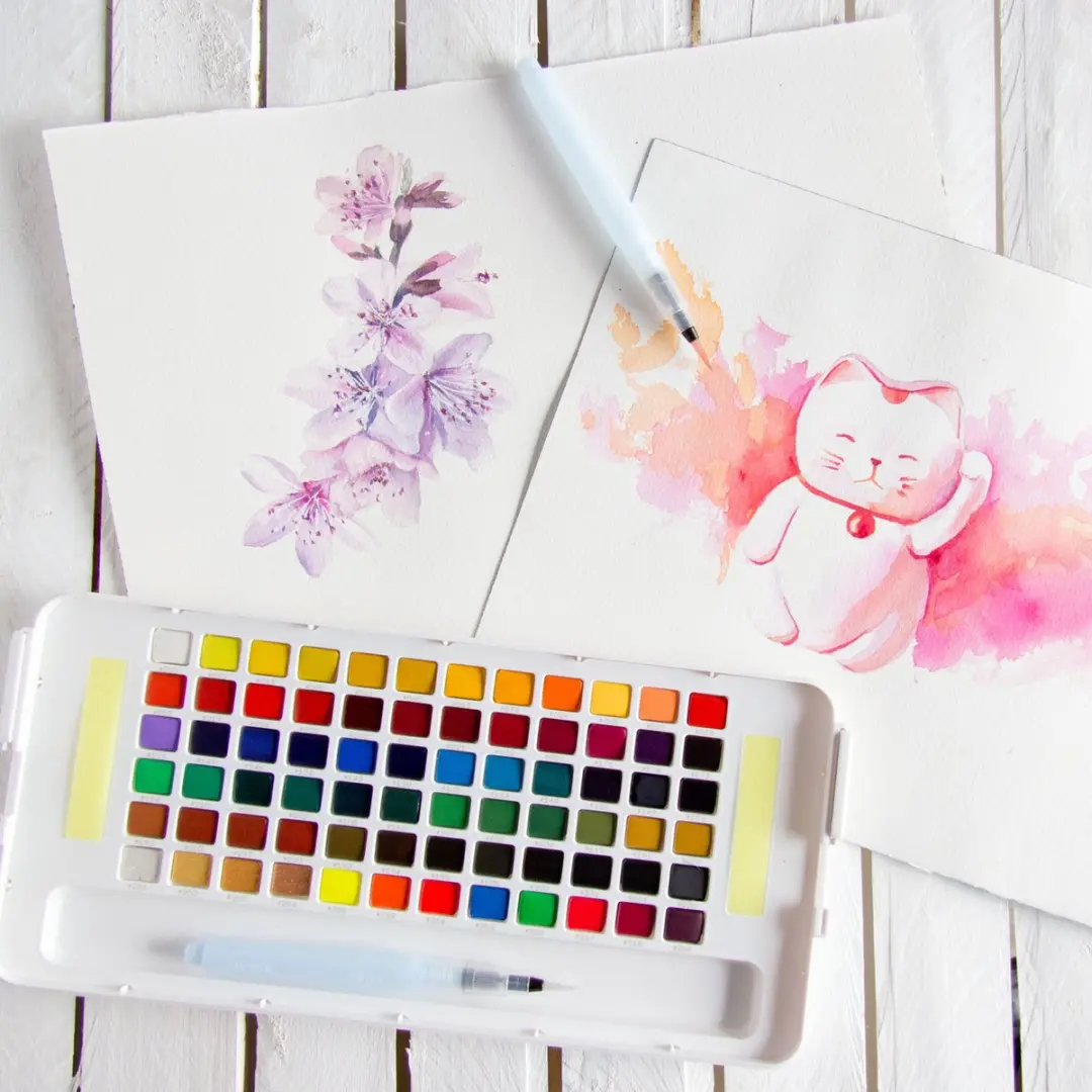 Sakura Koi Watercolors Pocketbox - 72 Kleuren 72ml