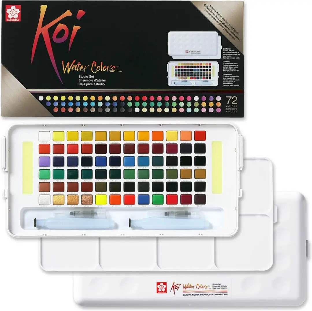 Sakura Koi Watercolors Pocketbox - 72 Kleuren 72ml