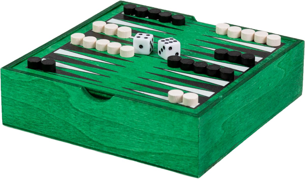 Tactic Backgammon – Bordspel – Classic Games – Houten Strategiespel – Vanaf 7 jaar