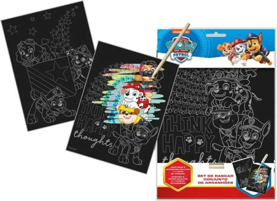 PAW Patrol Junior Krasplaten - 3-delig Zwart/Multicolor - afbeelding 5 van 5