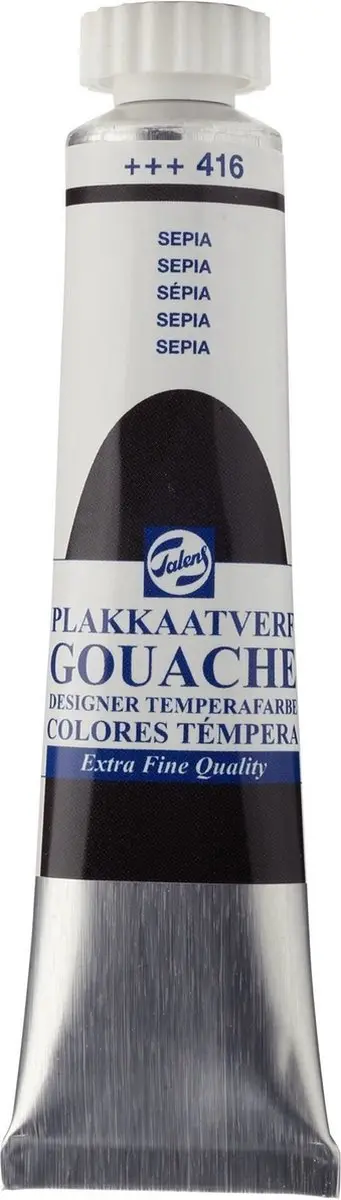 Talens Plakkaatverf Sepia Gouache 20ml
