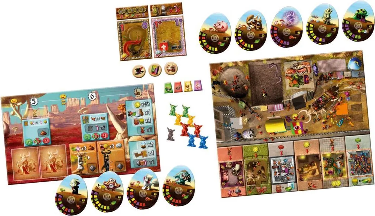 Asmodee Dungeon Petz Dark Alleys Bordspel - 2-4 Spelers