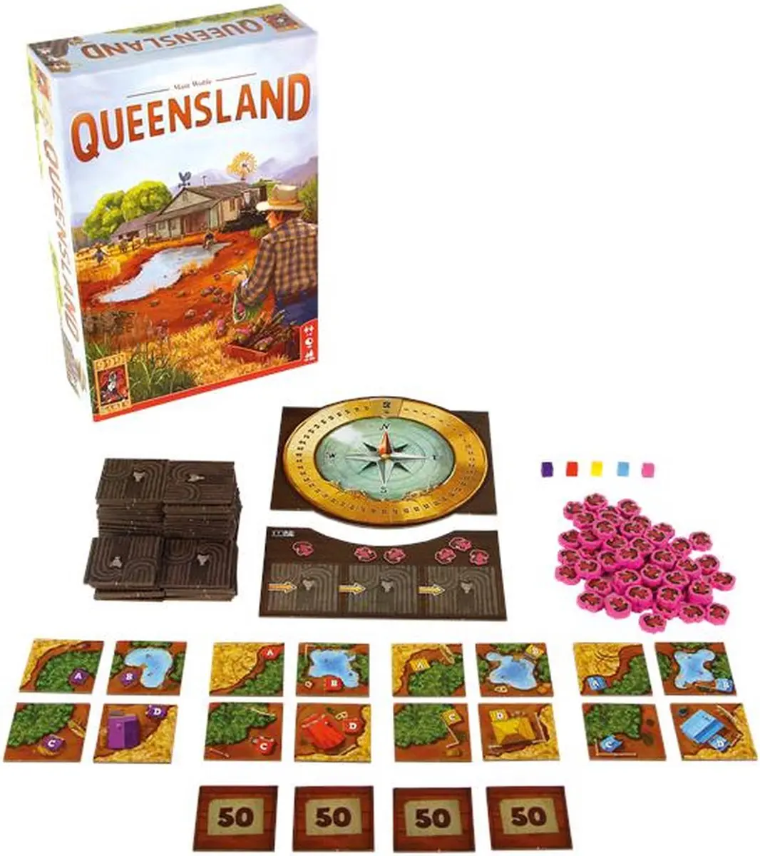999 Games Queensland Bordspel - 1-4 Spelers