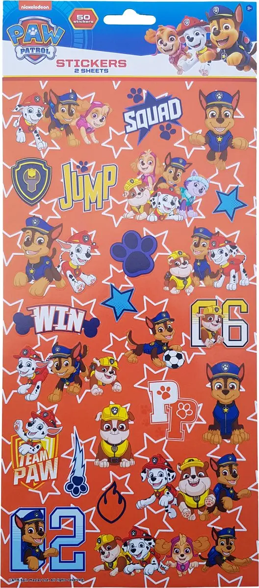 PAW Patrol Squad Stickers