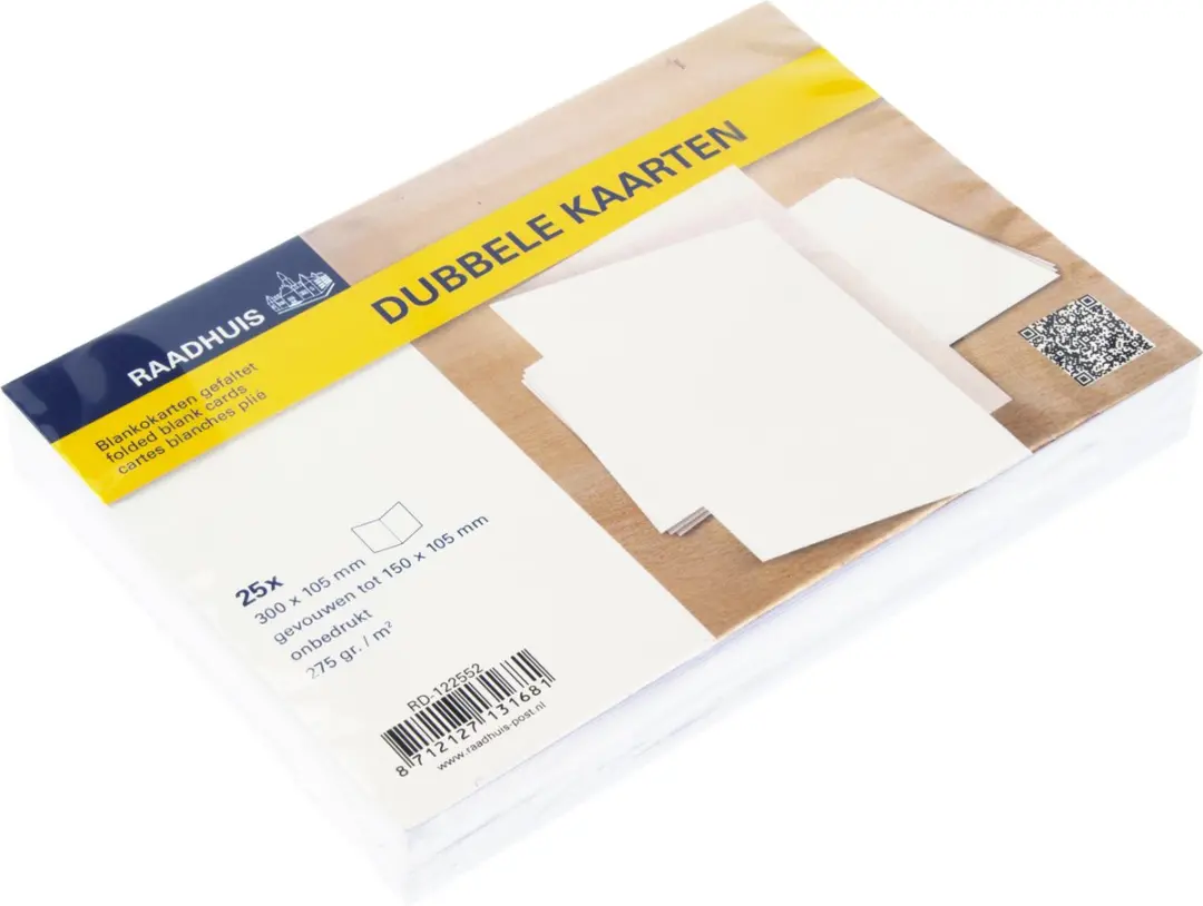 Kangaro Dubbele Kaarten 105x150mm 25 Stuks