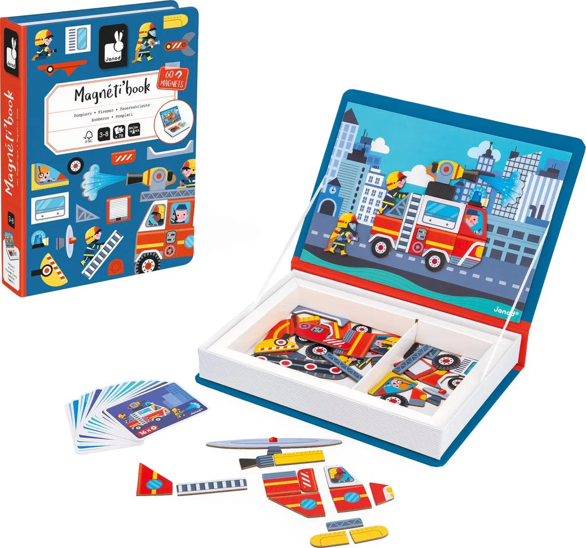 Janod Magnetibook Brandweer 2583