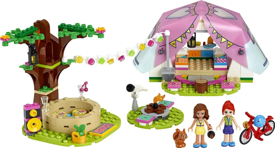 LEGO Friends Glamping in de Natuur 41392