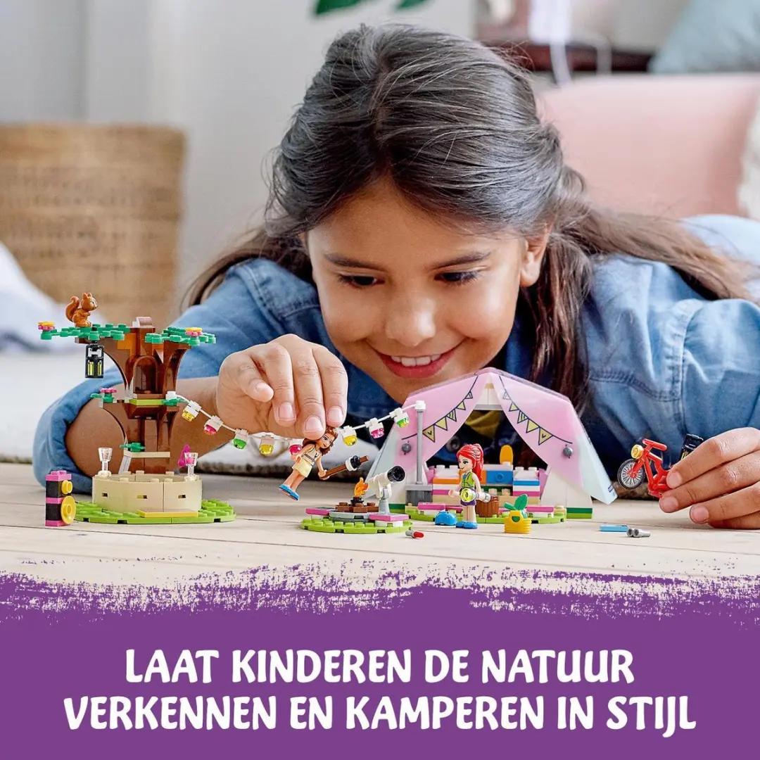 LEGO Friends Glamping in de Natuur 41392 - 241 Stukken - Paars