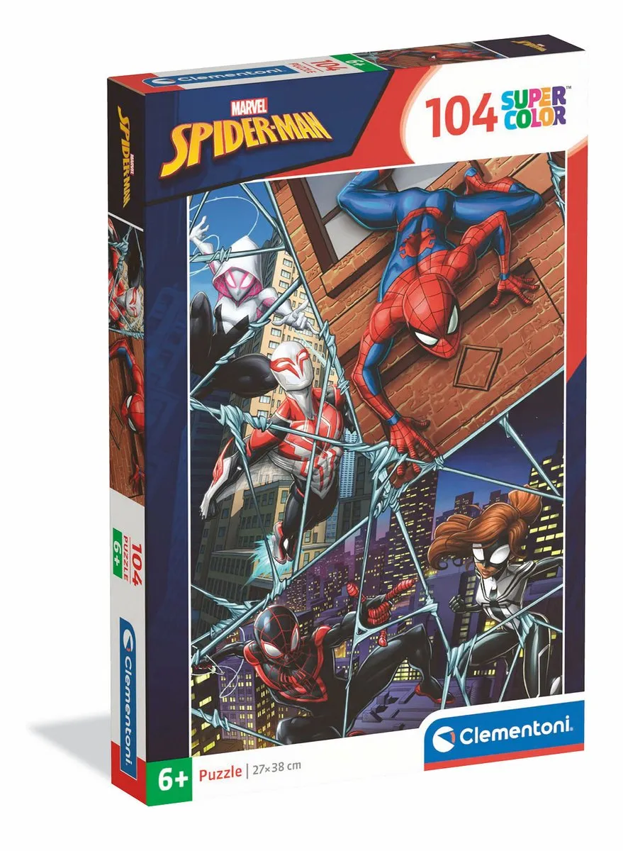 Clementoni Spider-Man Puzzel 104 Stukjes