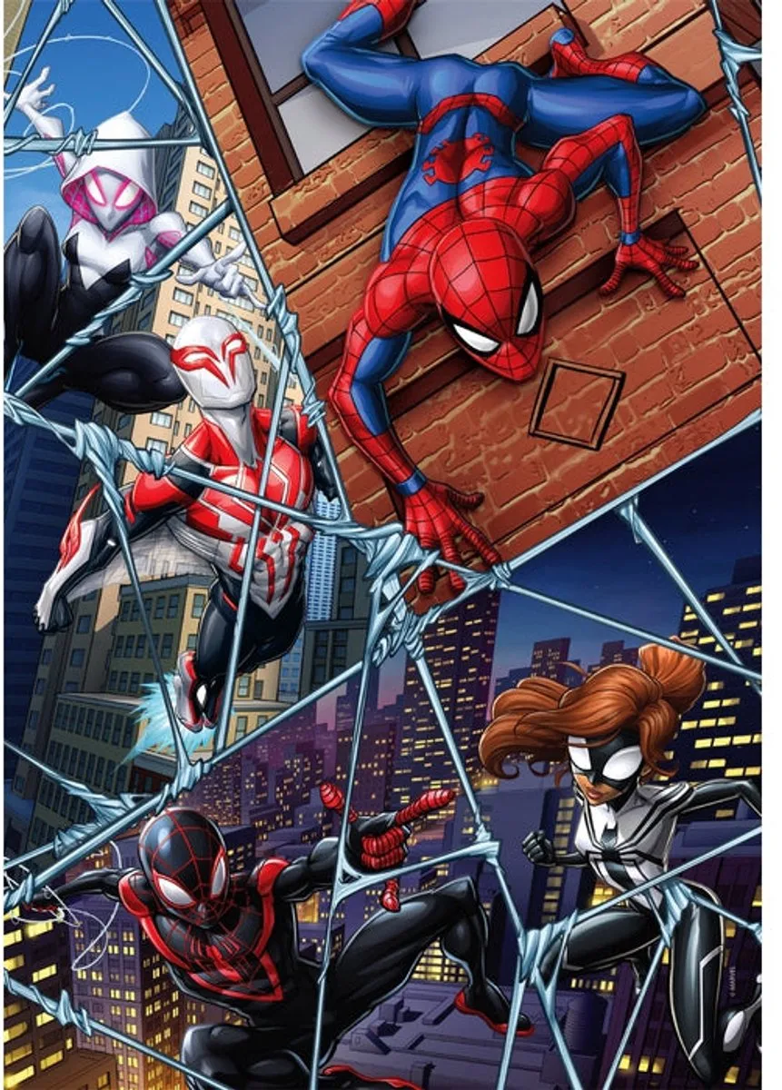Clementoni Spider-Man Puzzel 104 Stukjes - Multikleur