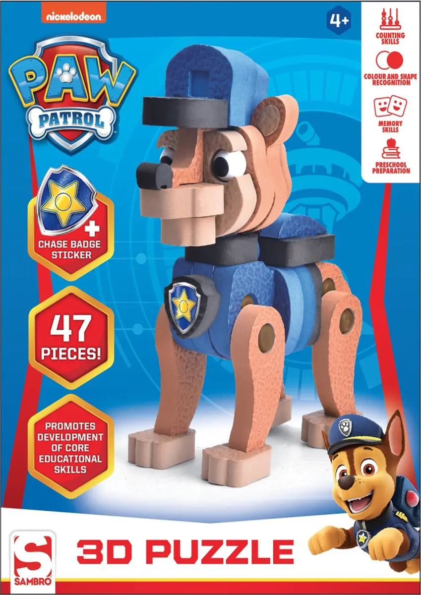 PAW Patrol 3D Puzzel Chase
