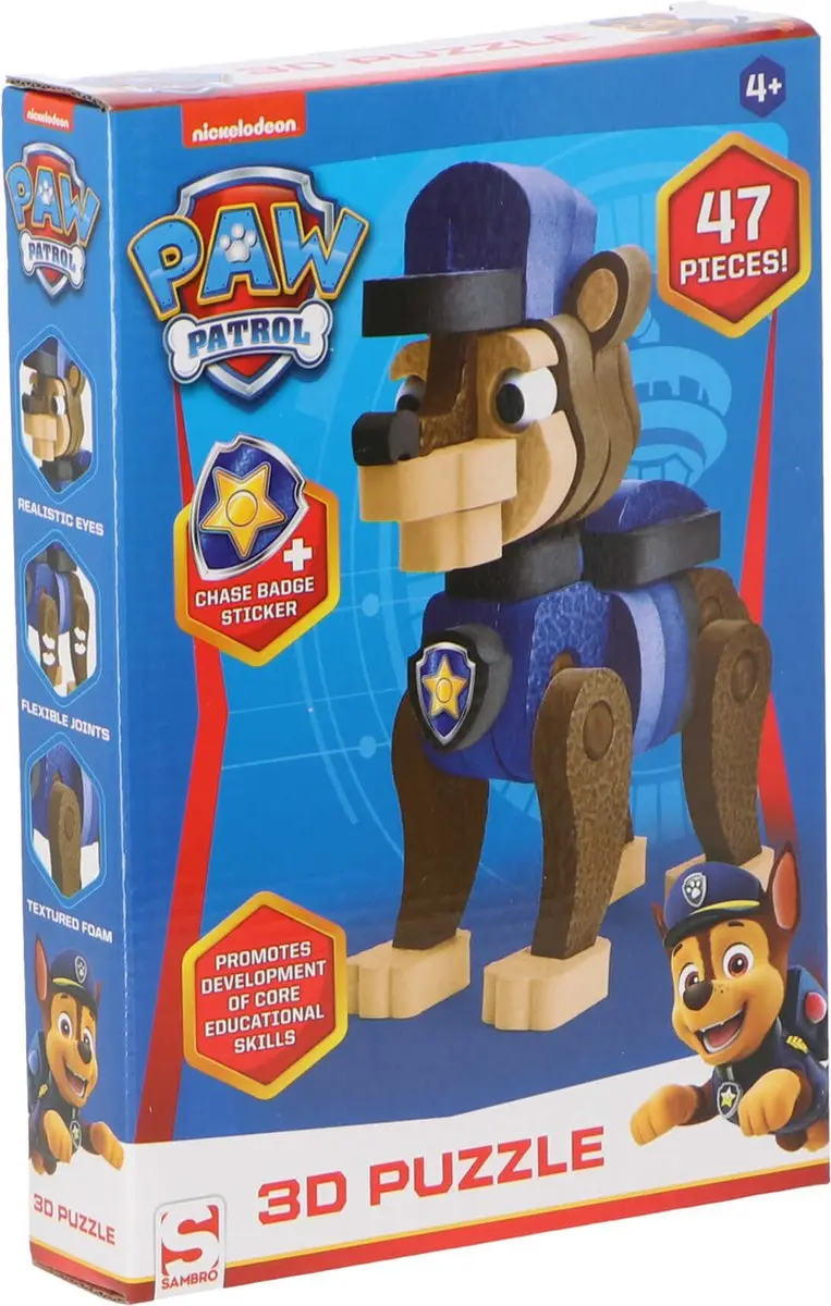 PAW Patrol 3D Puzzel Chase - 47 Stukjes - afbeelding 6 van 6