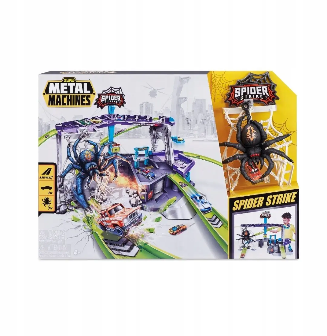 Zuru Metal Machines Spider Attack Racebaan - Multi