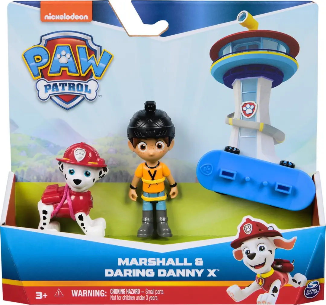 PAW Patrol Marshall & Danny Skateboard Speelfigurenset