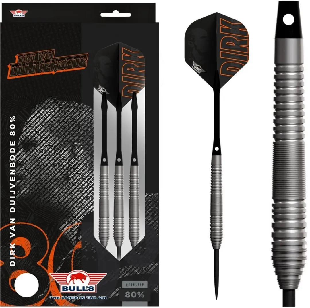 Bull's Dirk van Duijvenbode 80% Tungsten Dartpijlen 24g