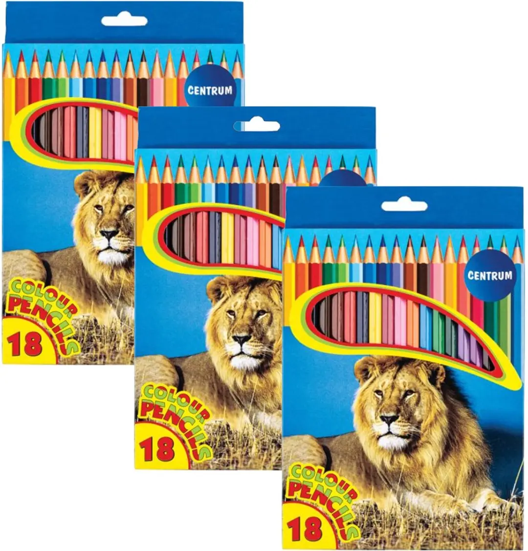Centrum Kleurpotloden Set 54 Stuks