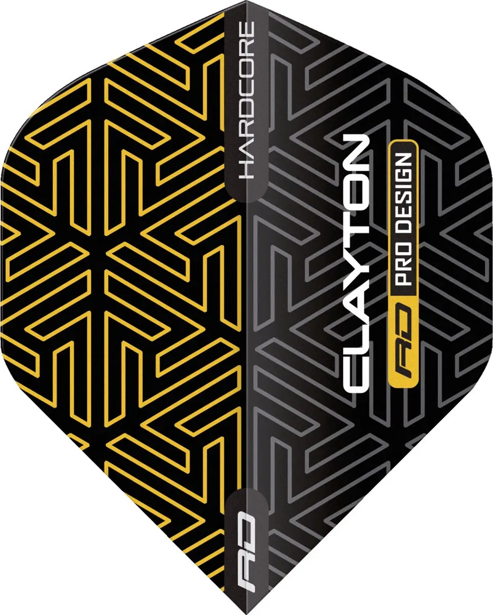 Red Dragon Jonny Clayton Hardcore Flight Collection X0800 Dart Flights - 3 Stuks