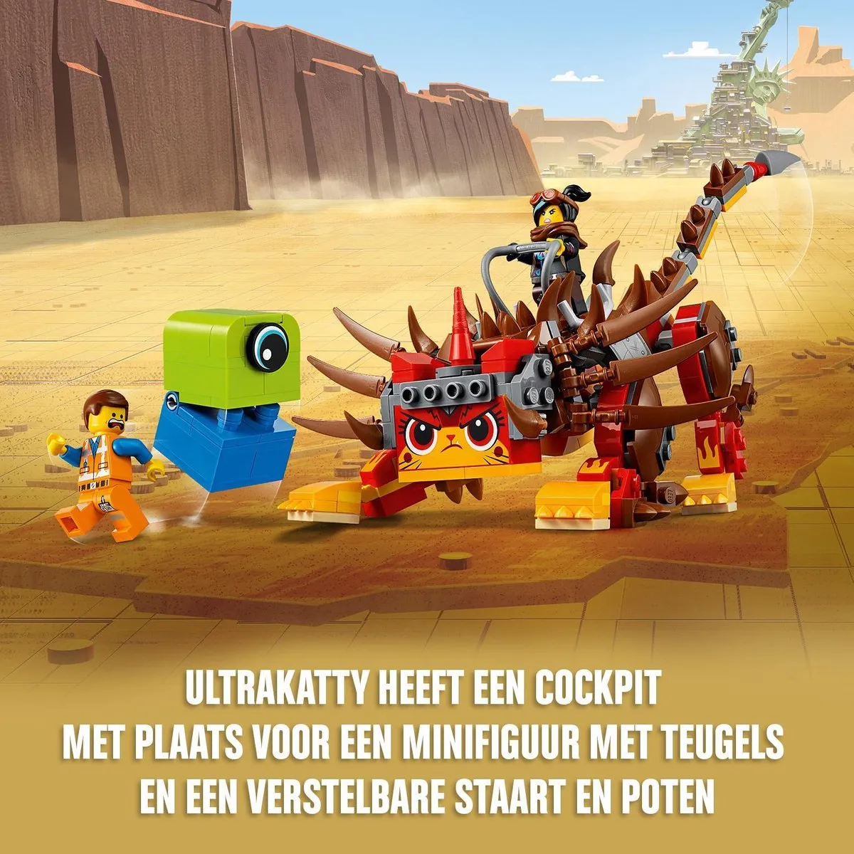 LEGO The Movie 2 Ultrakatty & Strijder Lucy 70827 - 348 Stukken - Paars