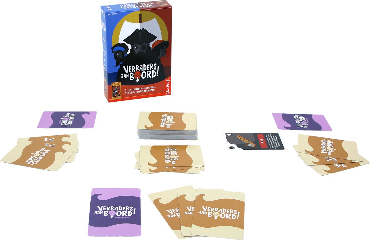 999 Games - Verraders aan Boord! - kaartspel - Partygame - Eenvoudige spelregels - Iedereen kan meedoen!