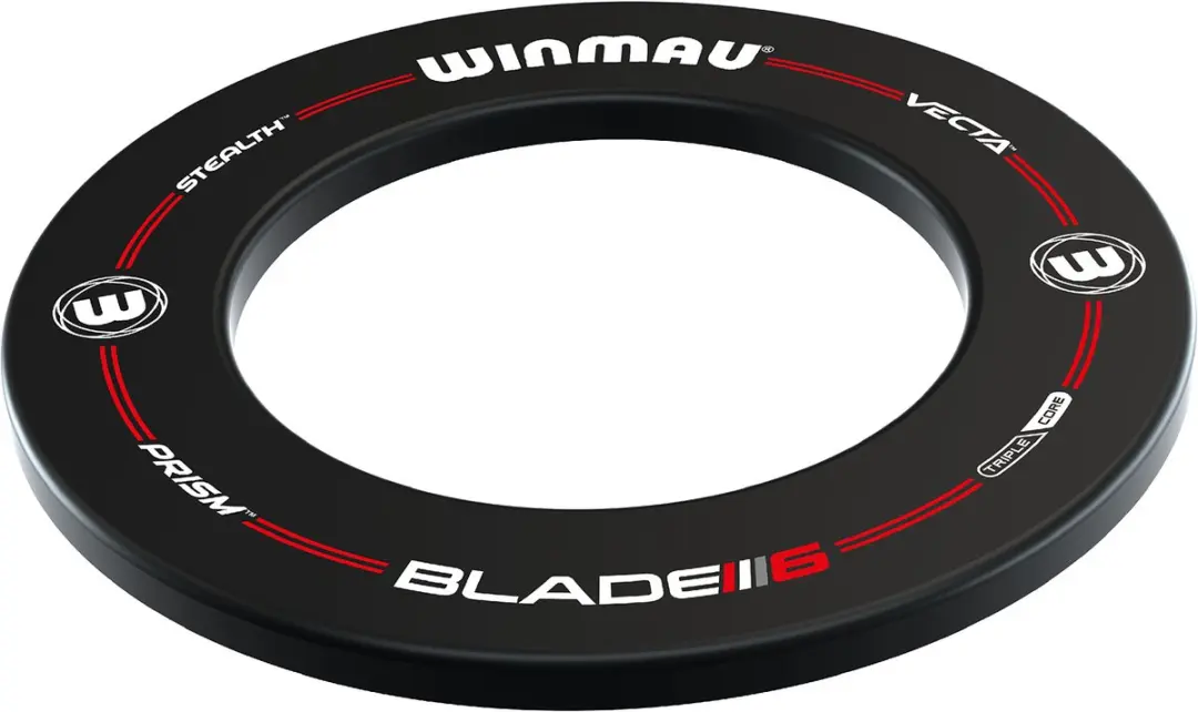 Winmau Dart Surround Pro-Line Blade 6 - Zwart - afbeelding 6 van 6