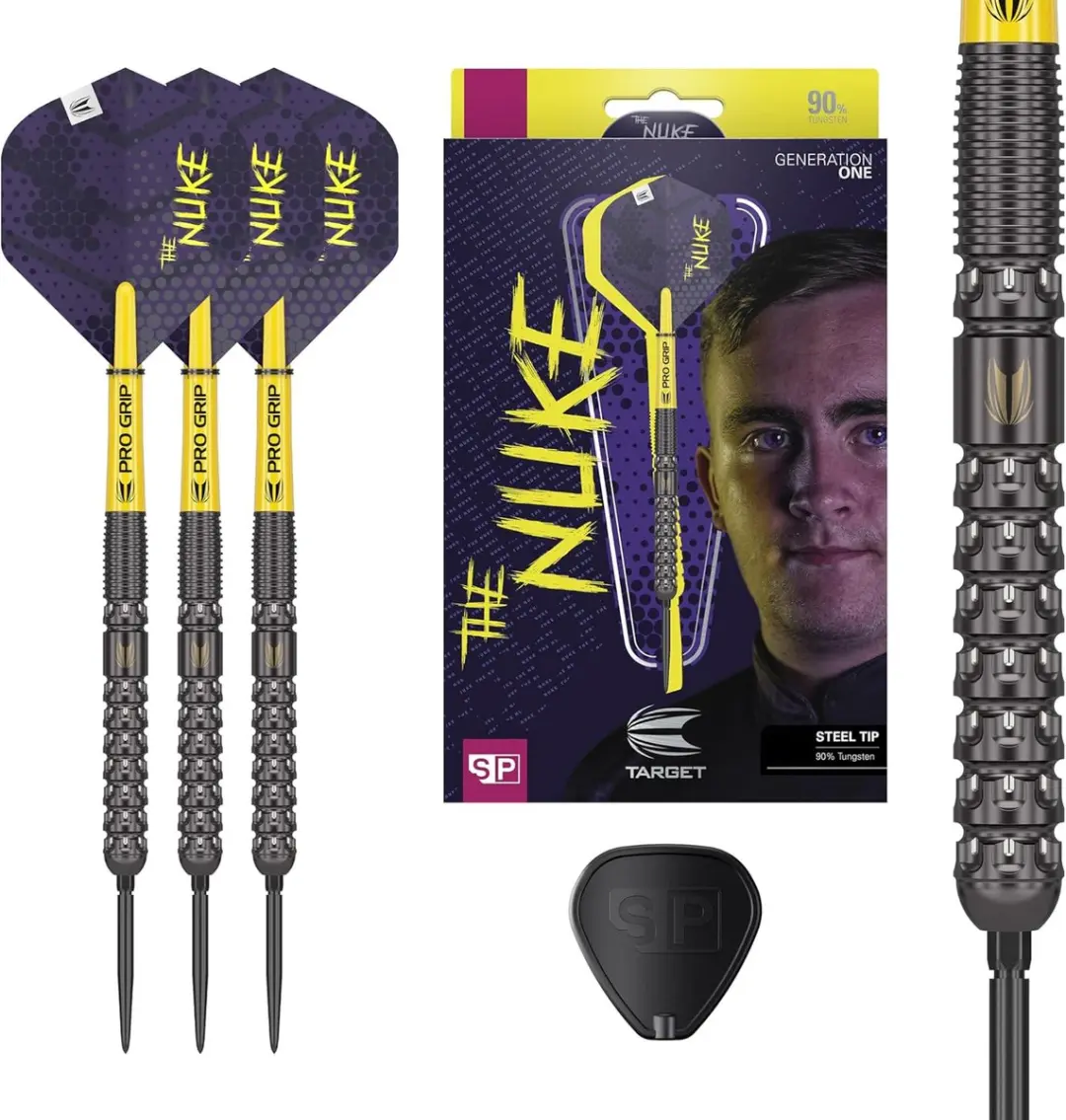 Target Luke Littler G1 Dartpijlen 22G - 90% Wolfraam - 3 Stuks