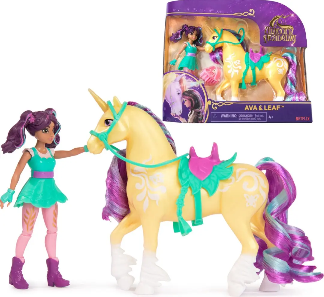 Unicorn Academy Pop Ava & Leaf Speelfigurenset 12,7cm