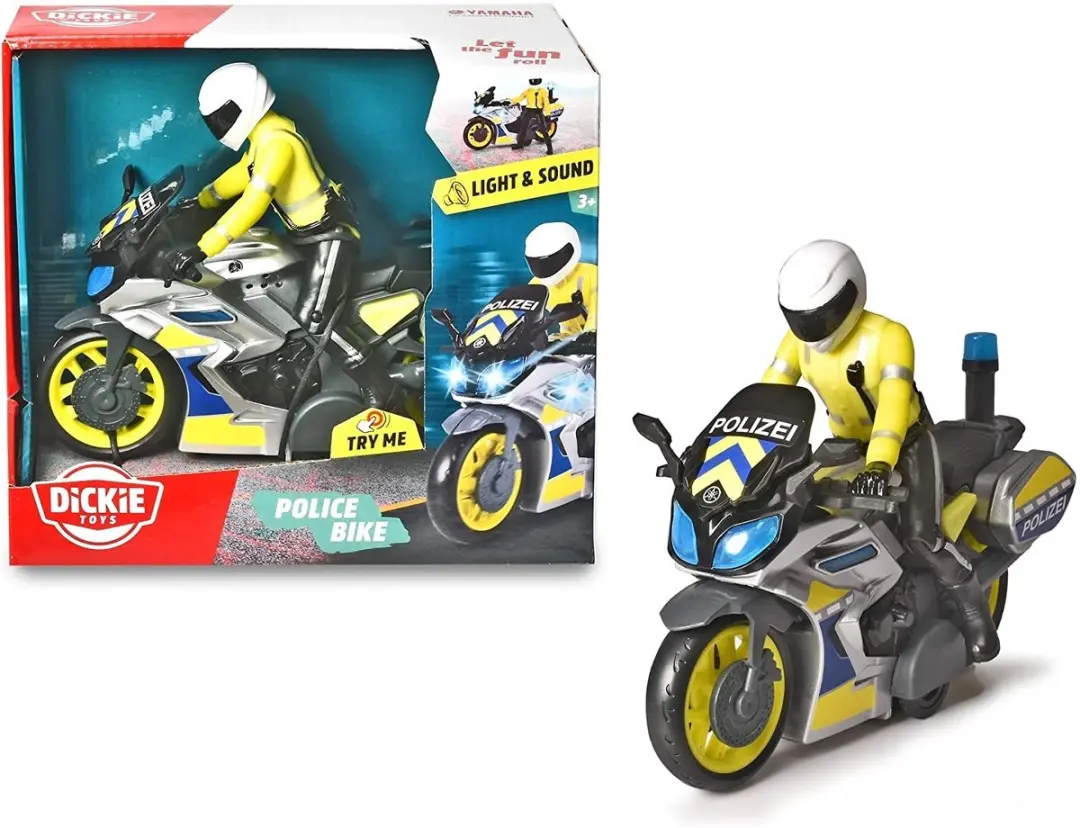 Dickie Toys Motorfiets Politie 203712018 - Kant-en-klaar model