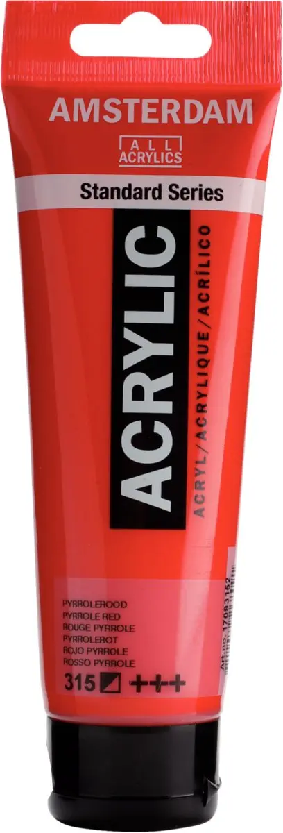 Amsterdam Standard Acrylverf 120ml - Pyrrolerood 315