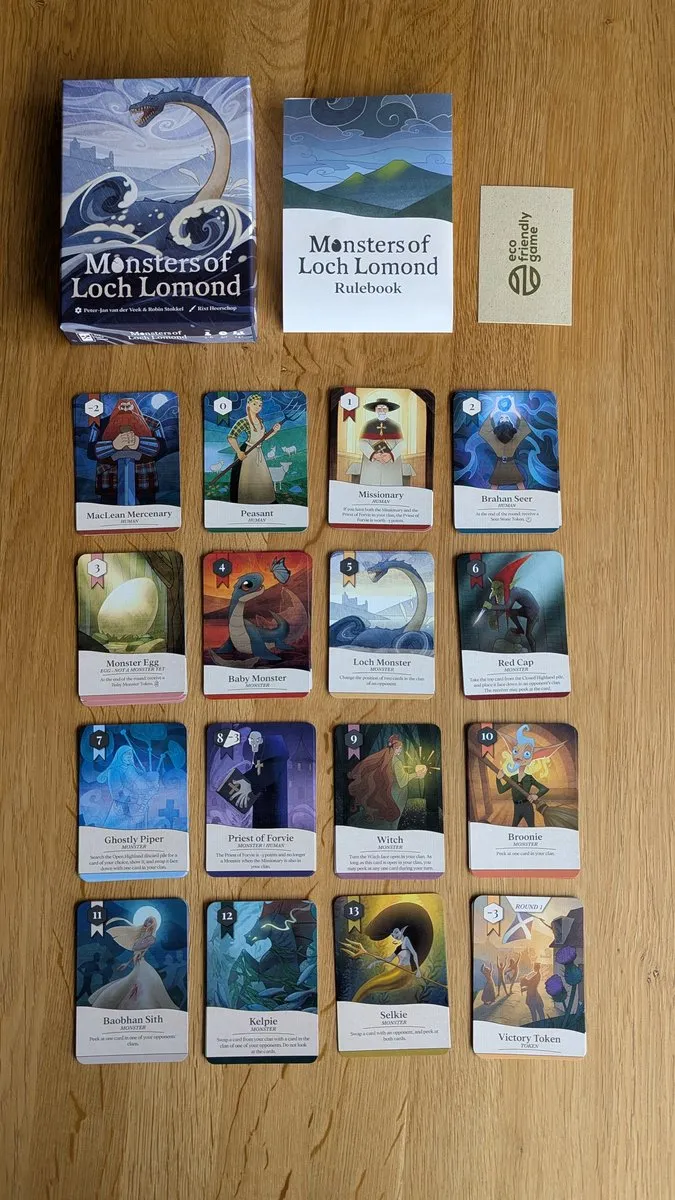 Asmodee Monsters of Loch Lomond Kaartspel - 2025