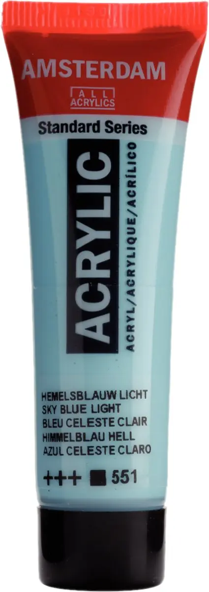 Royal Talens Amsterdam Acryl 551 Hemels Blauw Licht 20ml