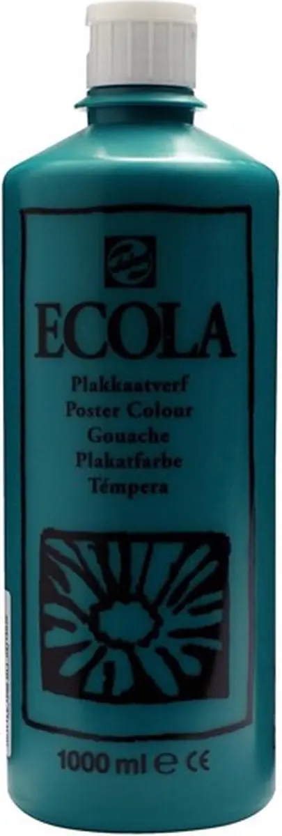 Talens Ecola Plakkaatverf Donkergroen 1000ml