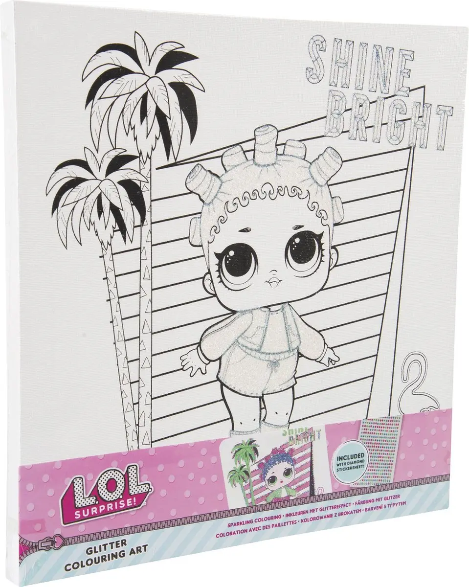 LOL Surprise! Diamond Painting Roller Sk8ter - 2 Stuks - Multi