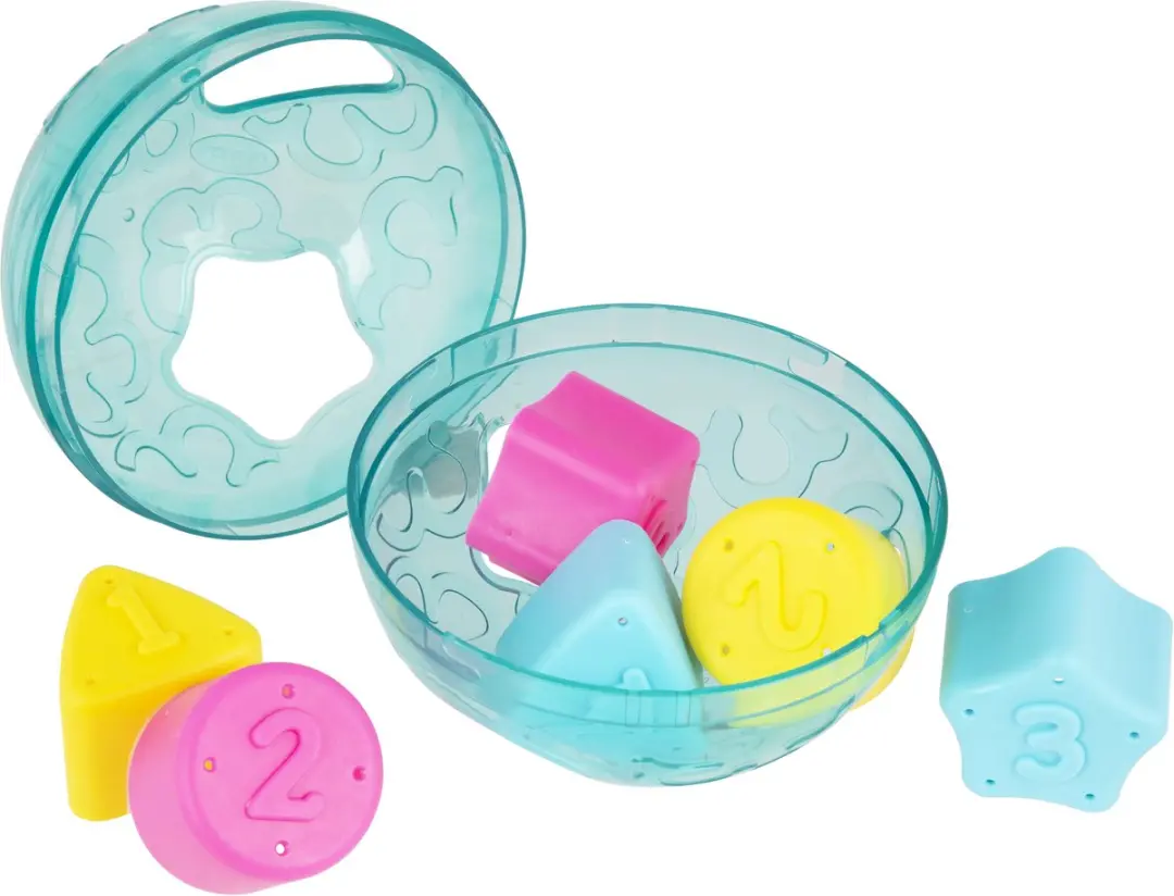 Playgro Roll and Sort Ball - Blauw - afbeelding 6 van 6