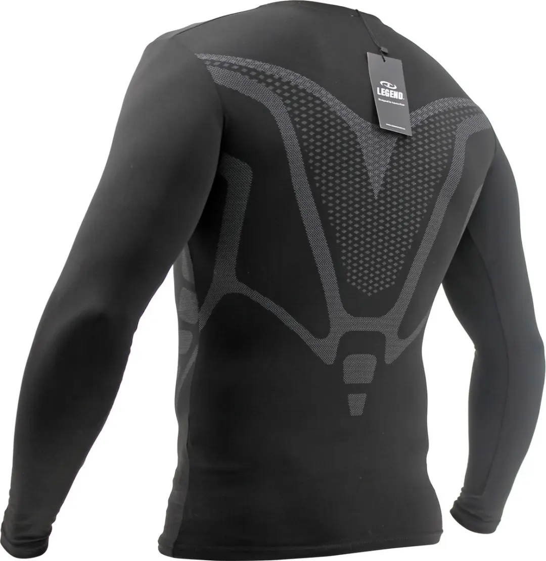 Legend MMA Fitness Dry-Fit Longsleeve Y4110001 - S - Zwart