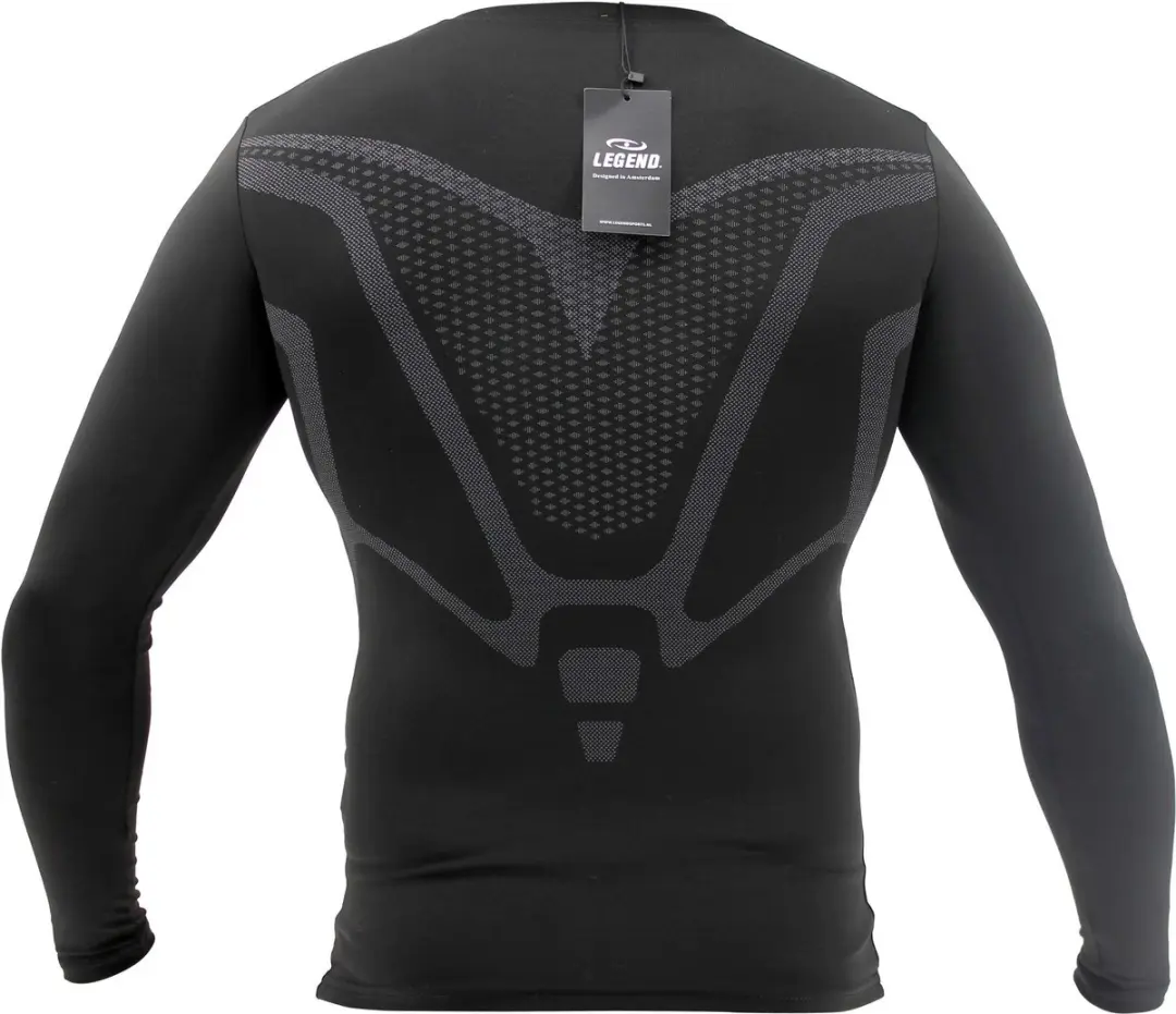 Legend MMA Fitness Dry-Fit Longsleeve Y4110001 - S - Zwart