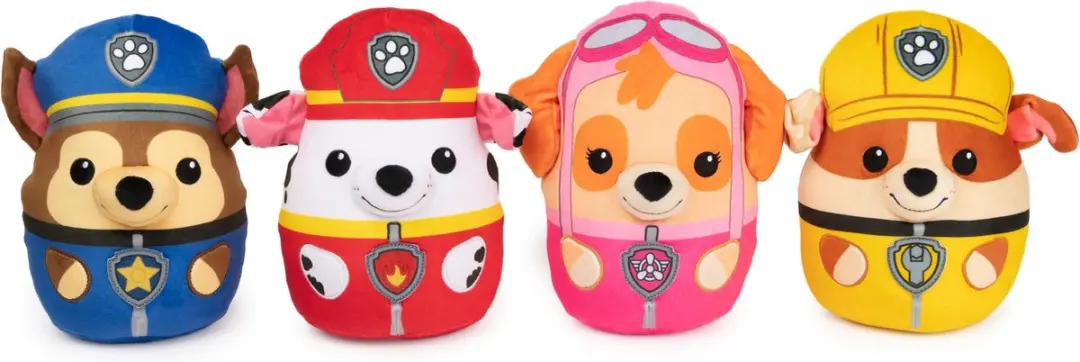 PAW Patrol Rubble Knijpknuffel 20cm